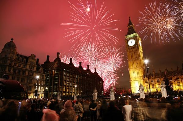 London's New Year's Celebration